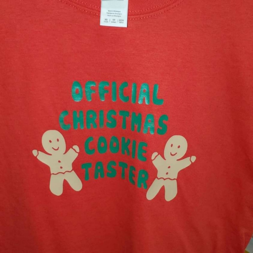 Official cookie taster shirt